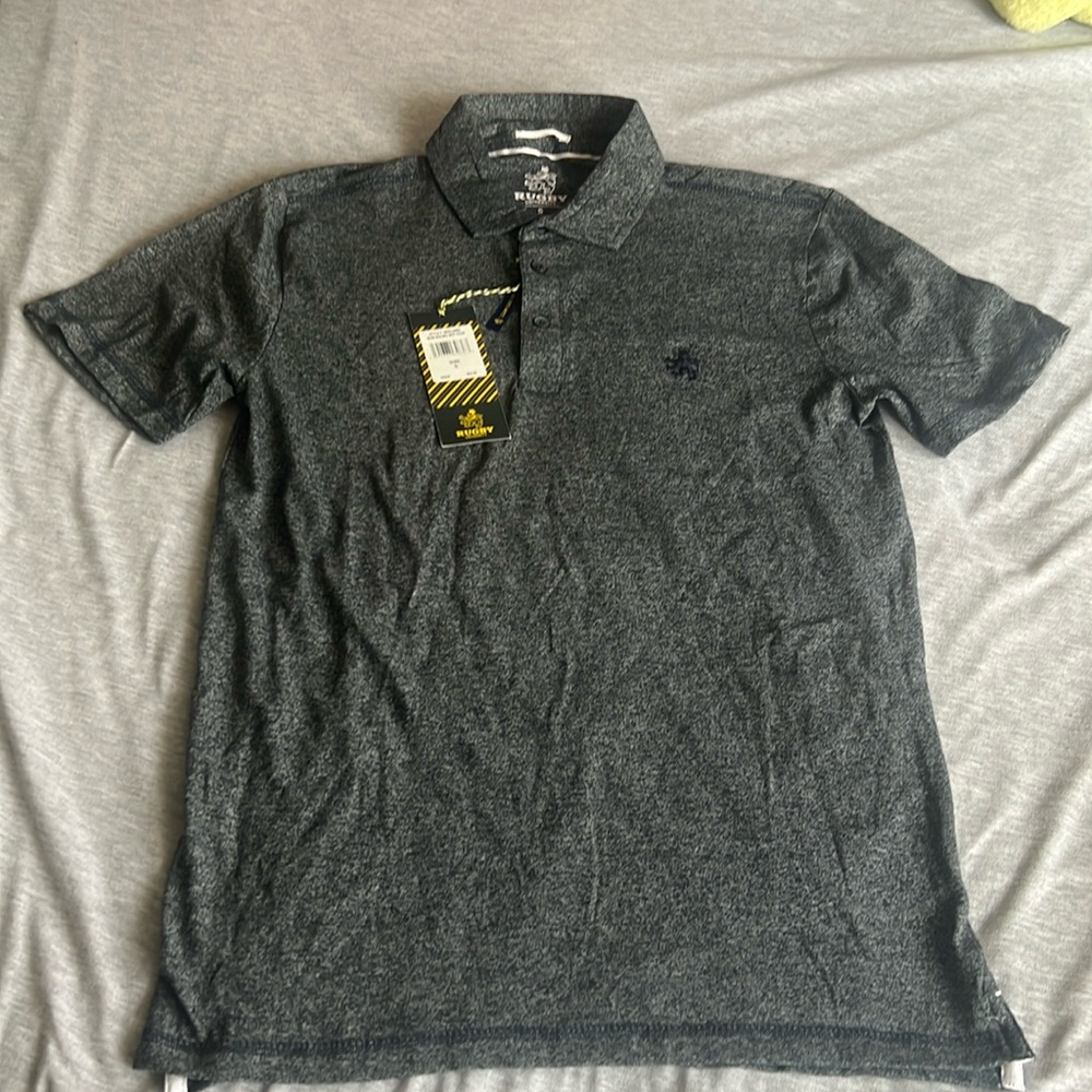 NWT - Polo Style Rugby University T shirt. Mens small.